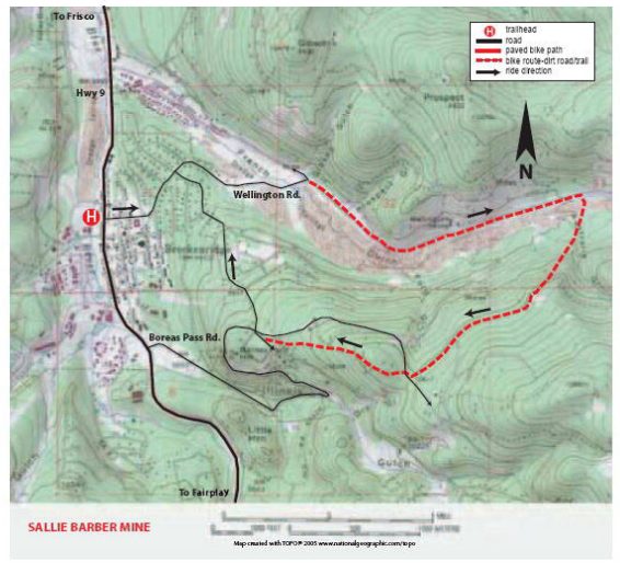 Sallie Barber Mine map