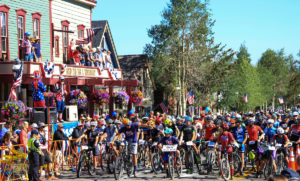 Firecracker 50 start Moderate Trail Ride Breckenridge