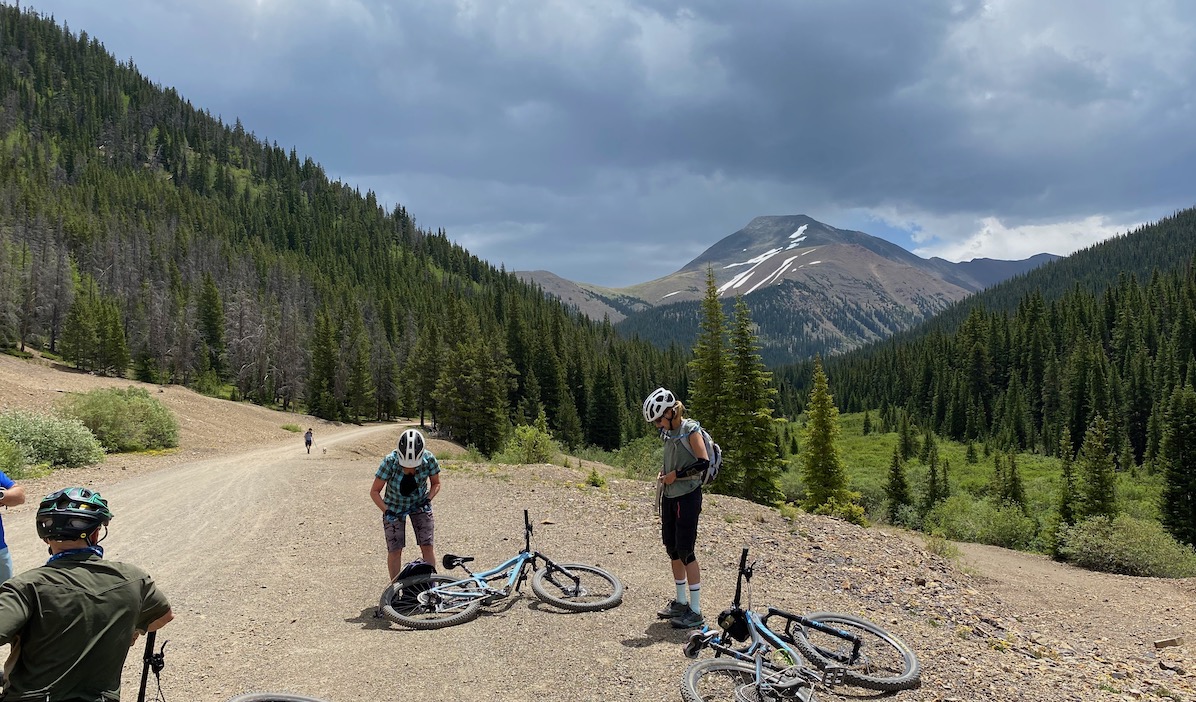 French Gulch Wire Patch food break 