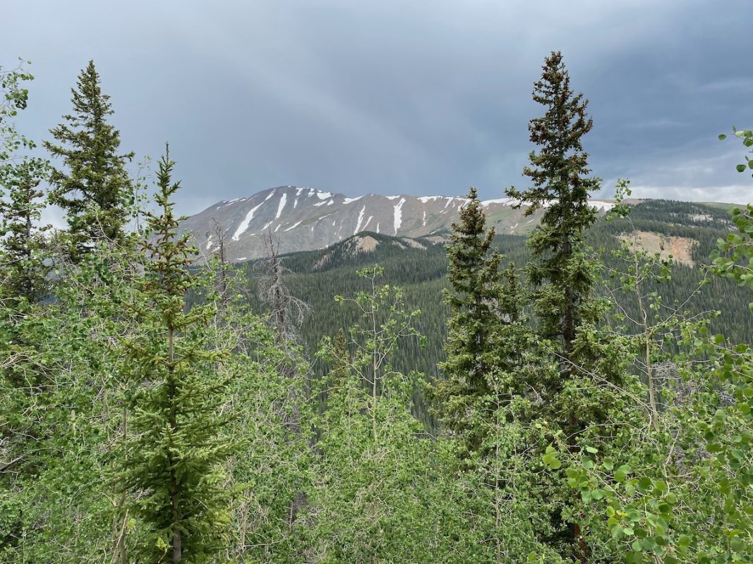 view from little french flume Moderate Trail Ride in Breckenridge the Firecracker 50